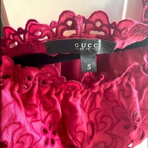 Gucci off the shoulder top